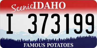 ID license plate I373199