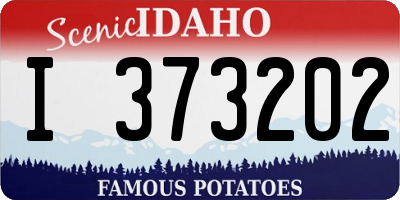 ID license plate I373202