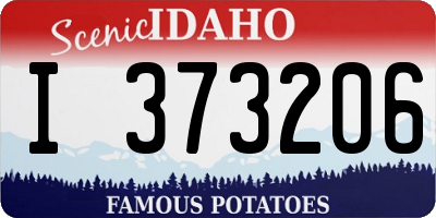 ID license plate I373206