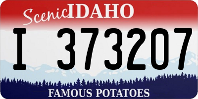 ID license plate I373207