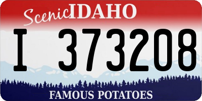 ID license plate I373208