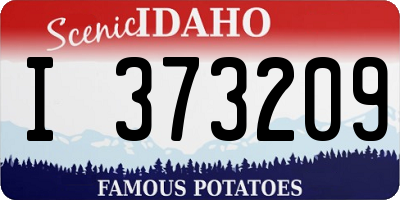 ID license plate I373209