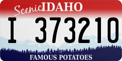 ID license plate I373210