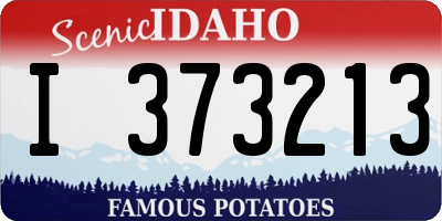 ID license plate I373213