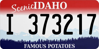 ID license plate I373217