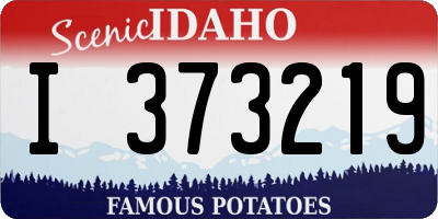 ID license plate I373219