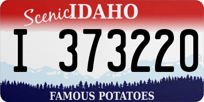 ID license plate I373220