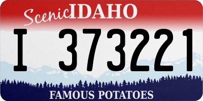 ID license plate I373221