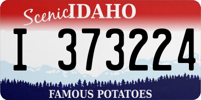 ID license plate I373224