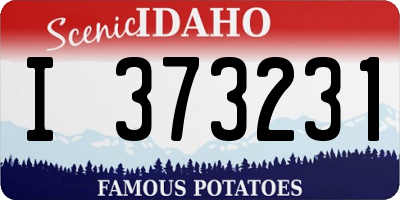 ID license plate I373231