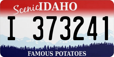 ID license plate I373241