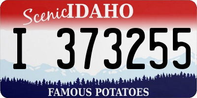 ID license plate I373255