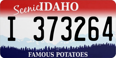 ID license plate I373264