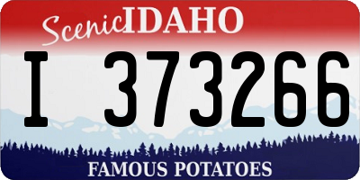 ID license plate I373266