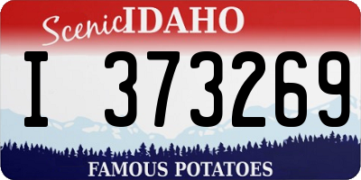 ID license plate I373269