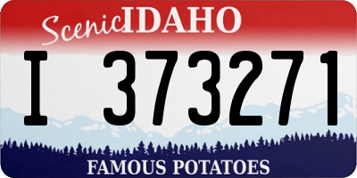 ID license plate I373271