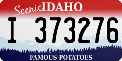 ID license plate I373276