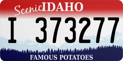 ID license plate I373277