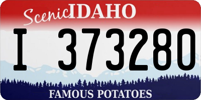 ID license plate I373280