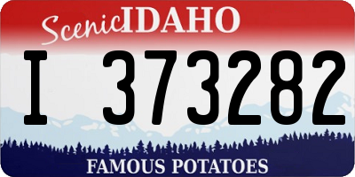 ID license plate I373282