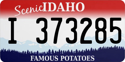 ID license plate I373285