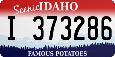 ID license plate I373286