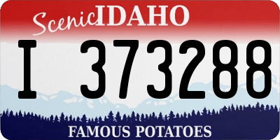 ID license plate I373288