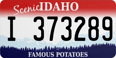 ID license plate I373289