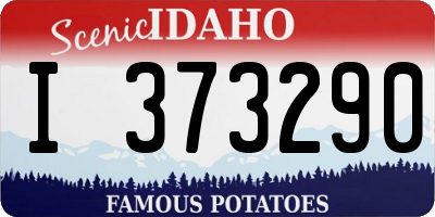 ID license plate I373290