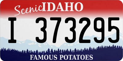 ID license plate I373295