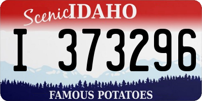 ID license plate I373296