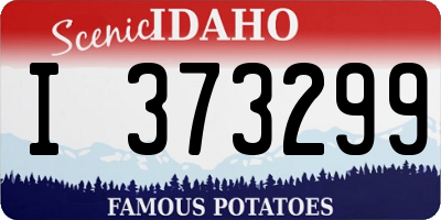 ID license plate I373299