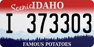 ID license plate I373303