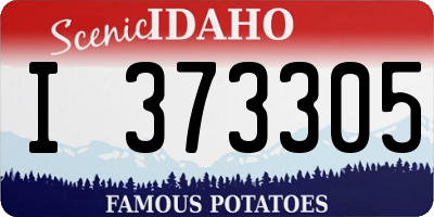 ID license plate I373305