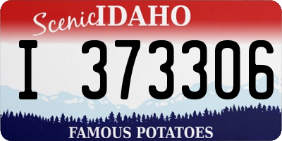 ID license plate I373306