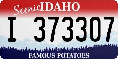 ID license plate I373307