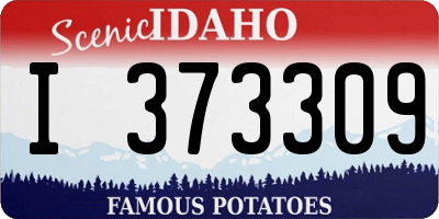 ID license plate I373309