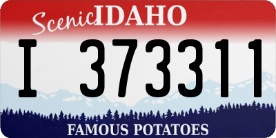 ID license plate I373311