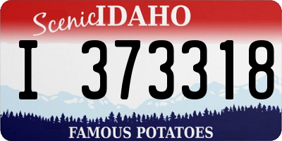 ID license plate I373318