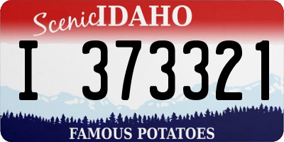 ID license plate I373321