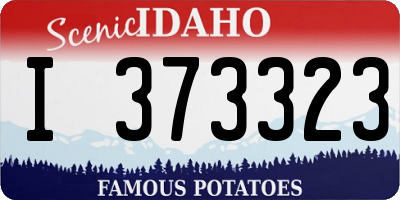 ID license plate I373323