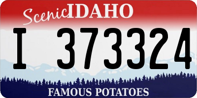 ID license plate I373324