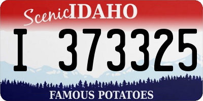 ID license plate I373325