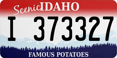 ID license plate I373327