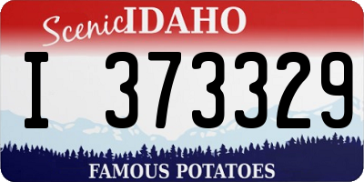 ID license plate I373329