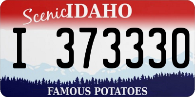 ID license plate I373330