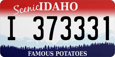 ID license plate I373331