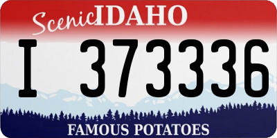 ID license plate I373336