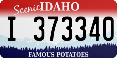 ID license plate I373340