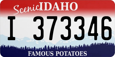 ID license plate I373346